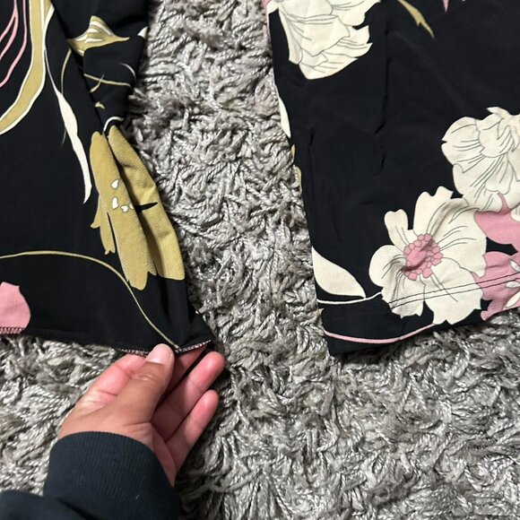 Y2K Floral Wide Leg Pants Size XL - Picture 4 of 8